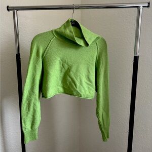 Urban outfitters Green Crop Sweater